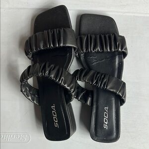 Black sandals